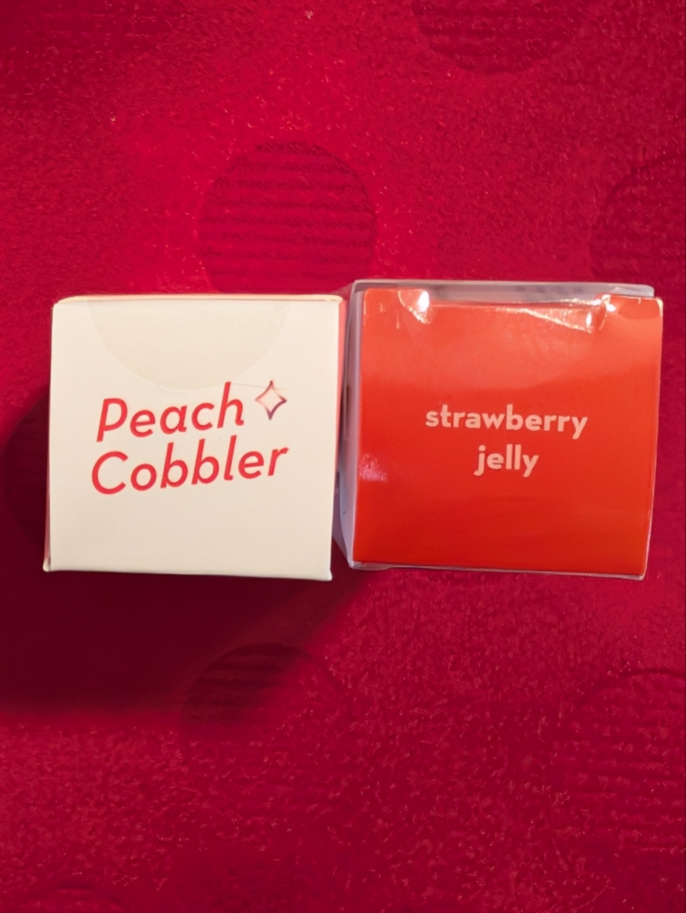*Sale* The Creme Shop Luscious Lip Oil Peachy Cobbler Strawberry Jelly Bundle 🆕 - Picture 3 of 4